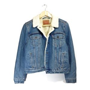 Levis denim Sherpa lined jacket